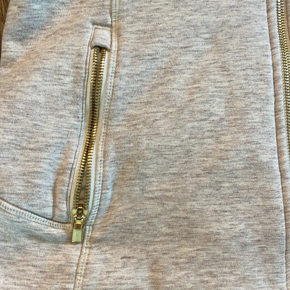 SOFT AND WARM Athleta Luxe Zip Up Hooded Jacket, Size Petite Large - Picture 2 of 9
